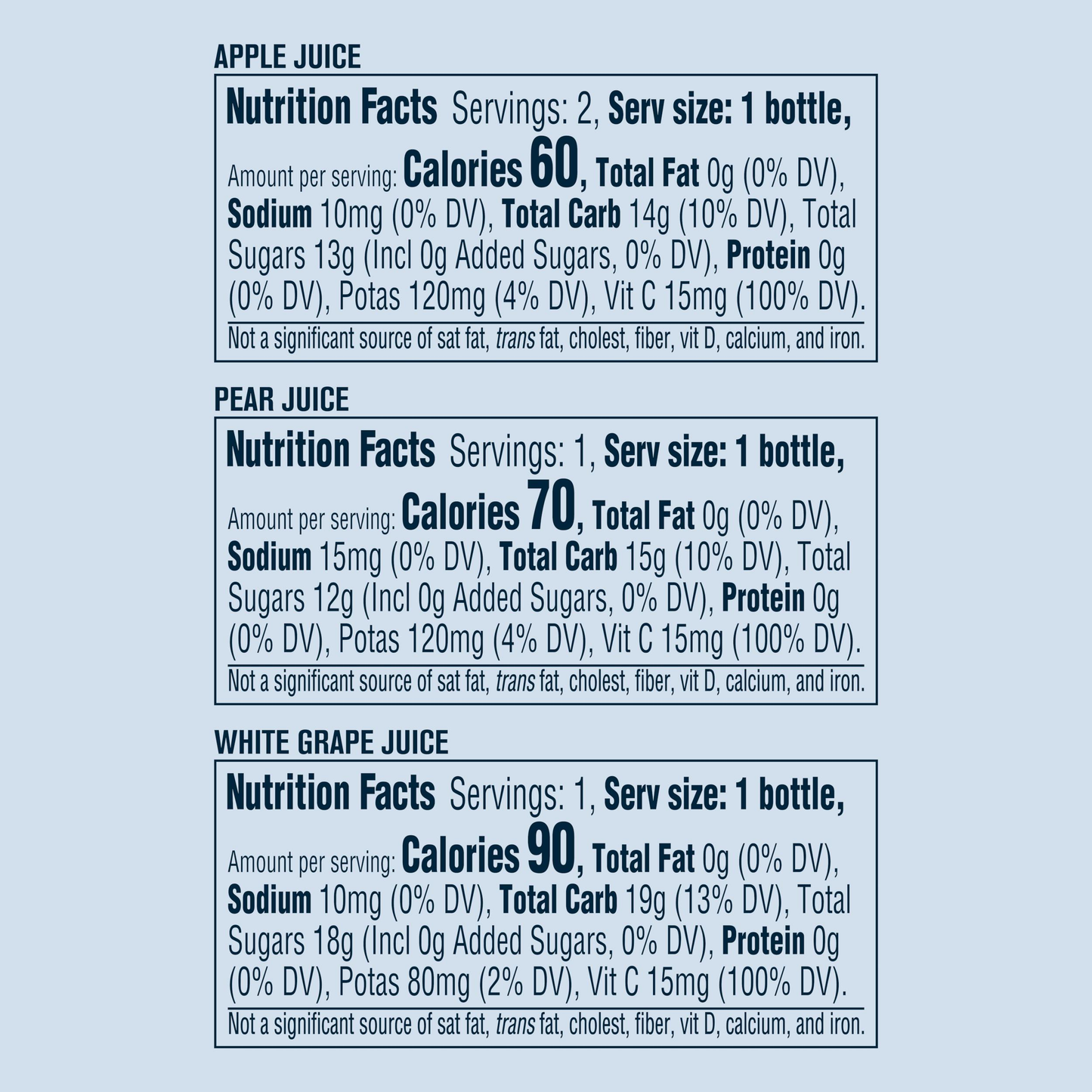 GERBER DRINK FOR TODDLER Fruit Juice Variety Pack MultiPack 4x4floz Bottle