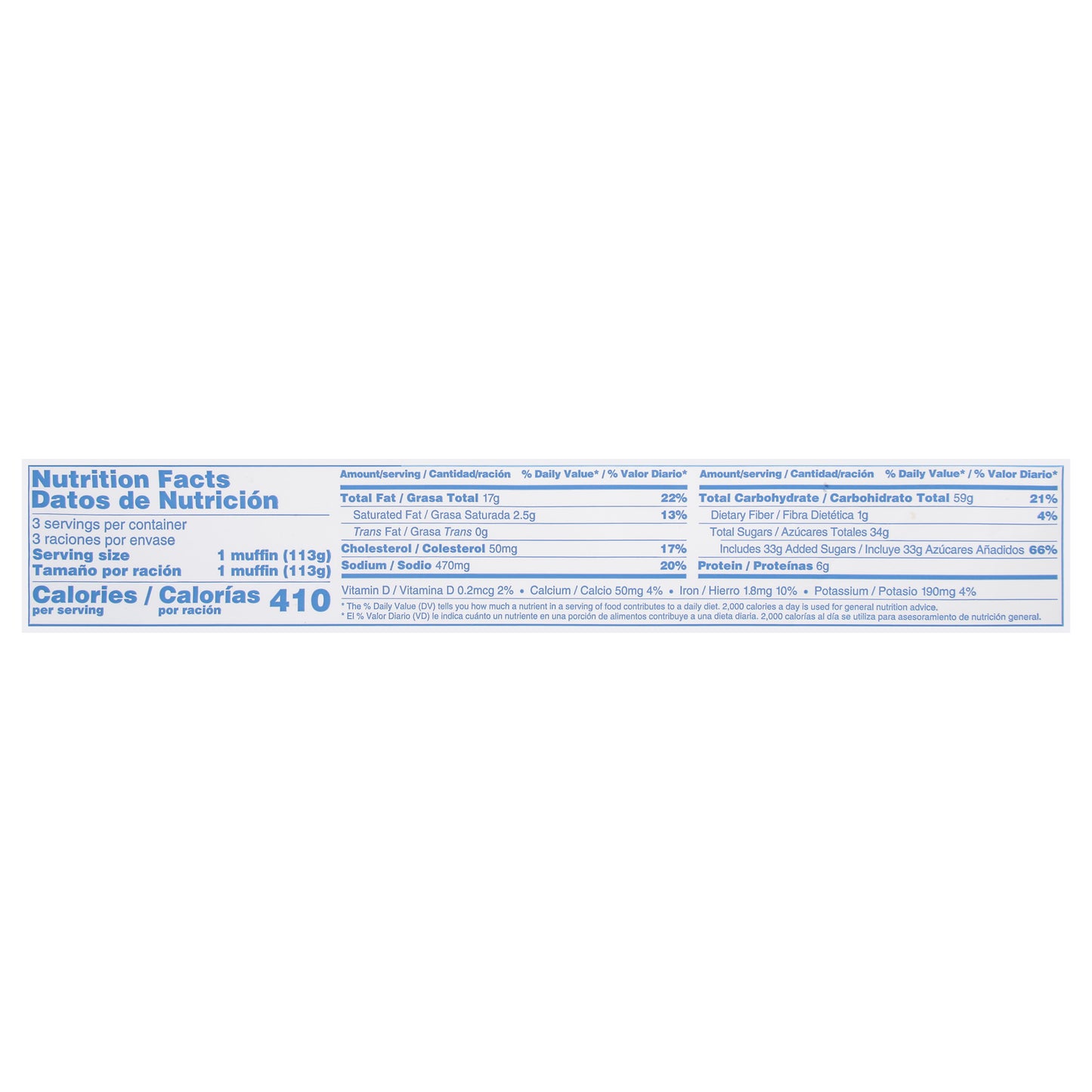 Otis Spunkmeyer Wild Blueberry Muffins 12 oz
