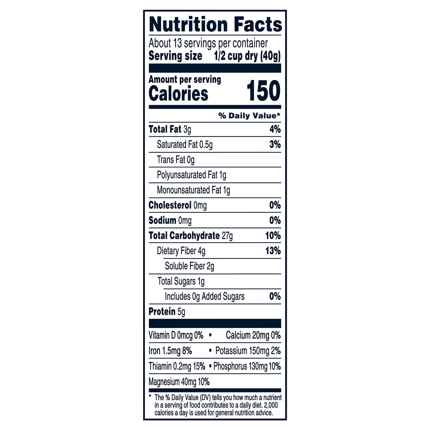 Quaker Whole Grain Oats Quick 1-Minute Oats 18 Oz