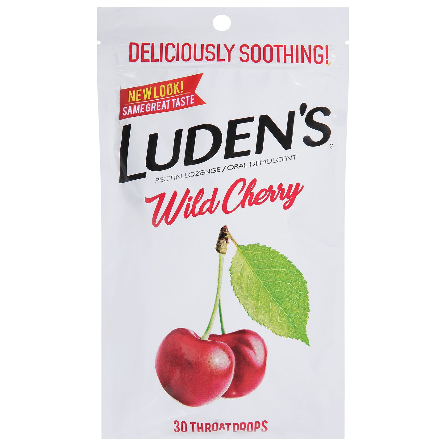 Luden's Wild Cherry Throat Drops 30 ea