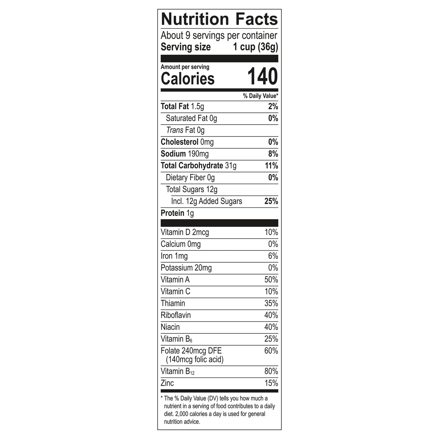 Fruity Pebbles Fruit Flavor Cereal 11 oz