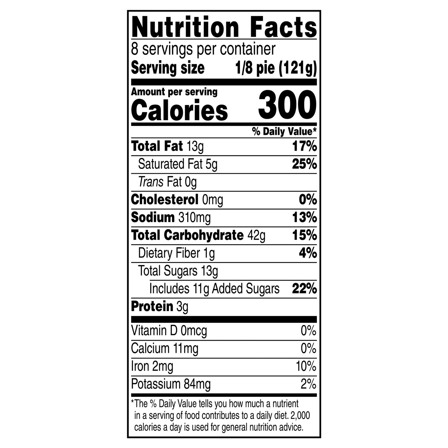Sara Lee® Traditional Fruit Pie 9" Unbaked Peach 34oz