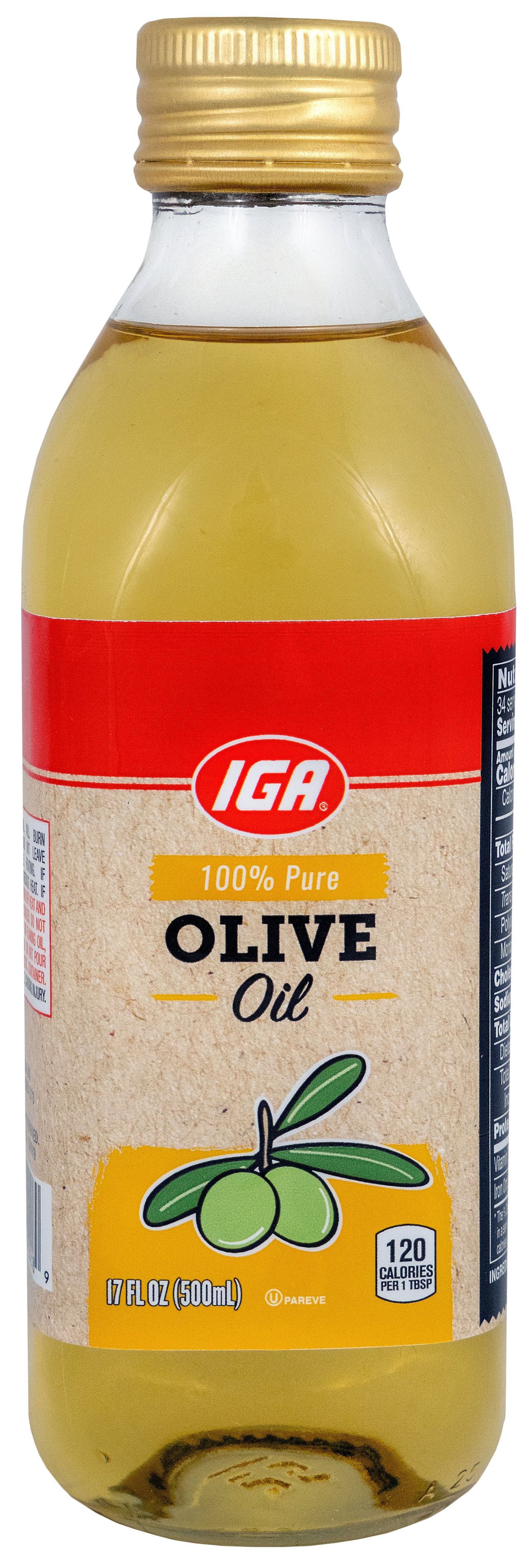 OIL OLIVE 100% PURE 17 OZ