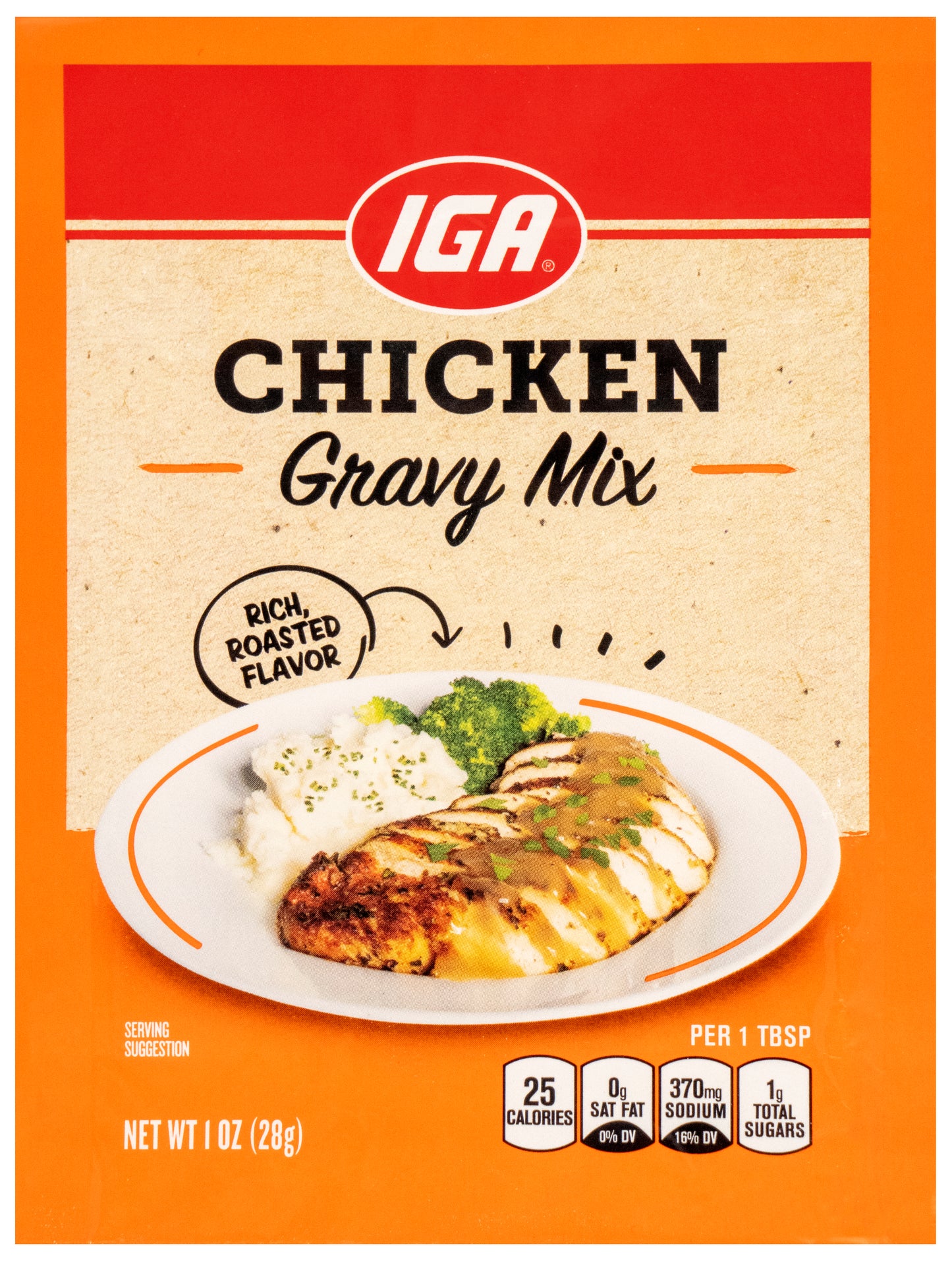 CHICKEN GRAVY SEASONING MIX 1 OZ