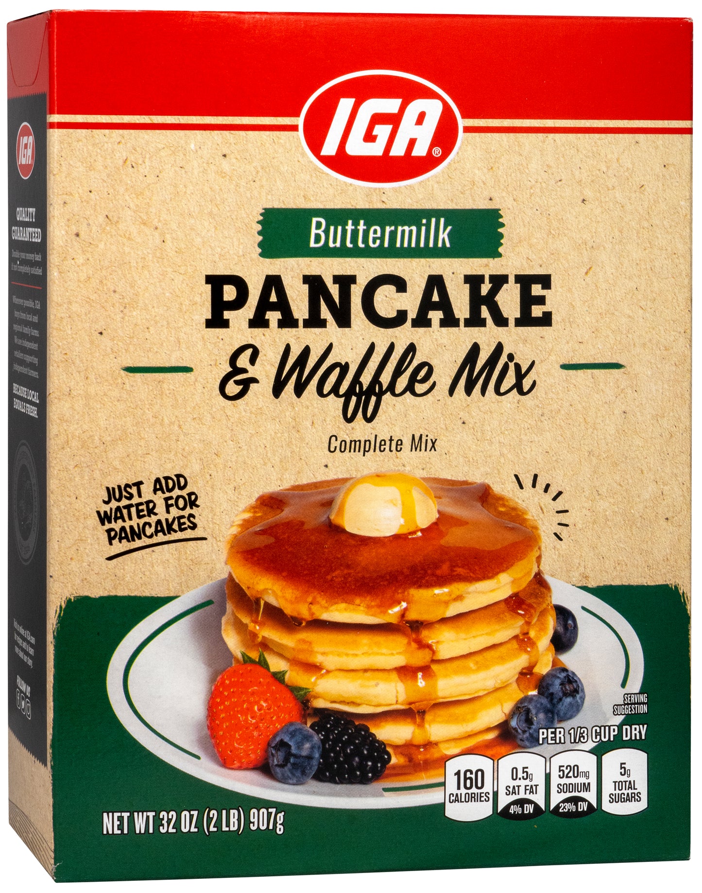 PANCAKE AND WAFFLE MIX BUTTERMILK 32 OZ