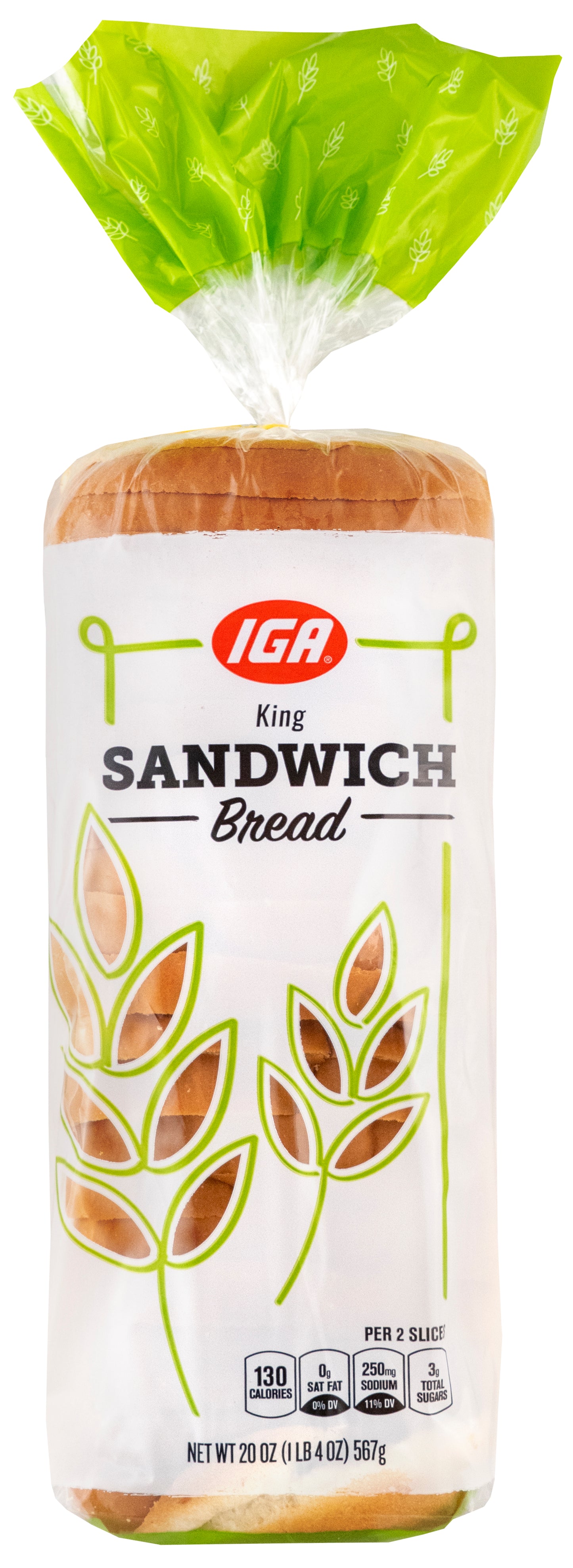 BREAD WHITE SANDWICH KING 20 OZ