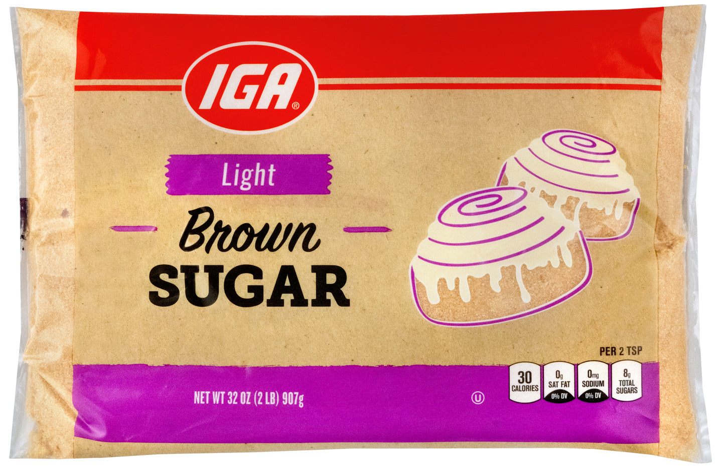 SUGAR BROWN LIGHT 2 LB BAG