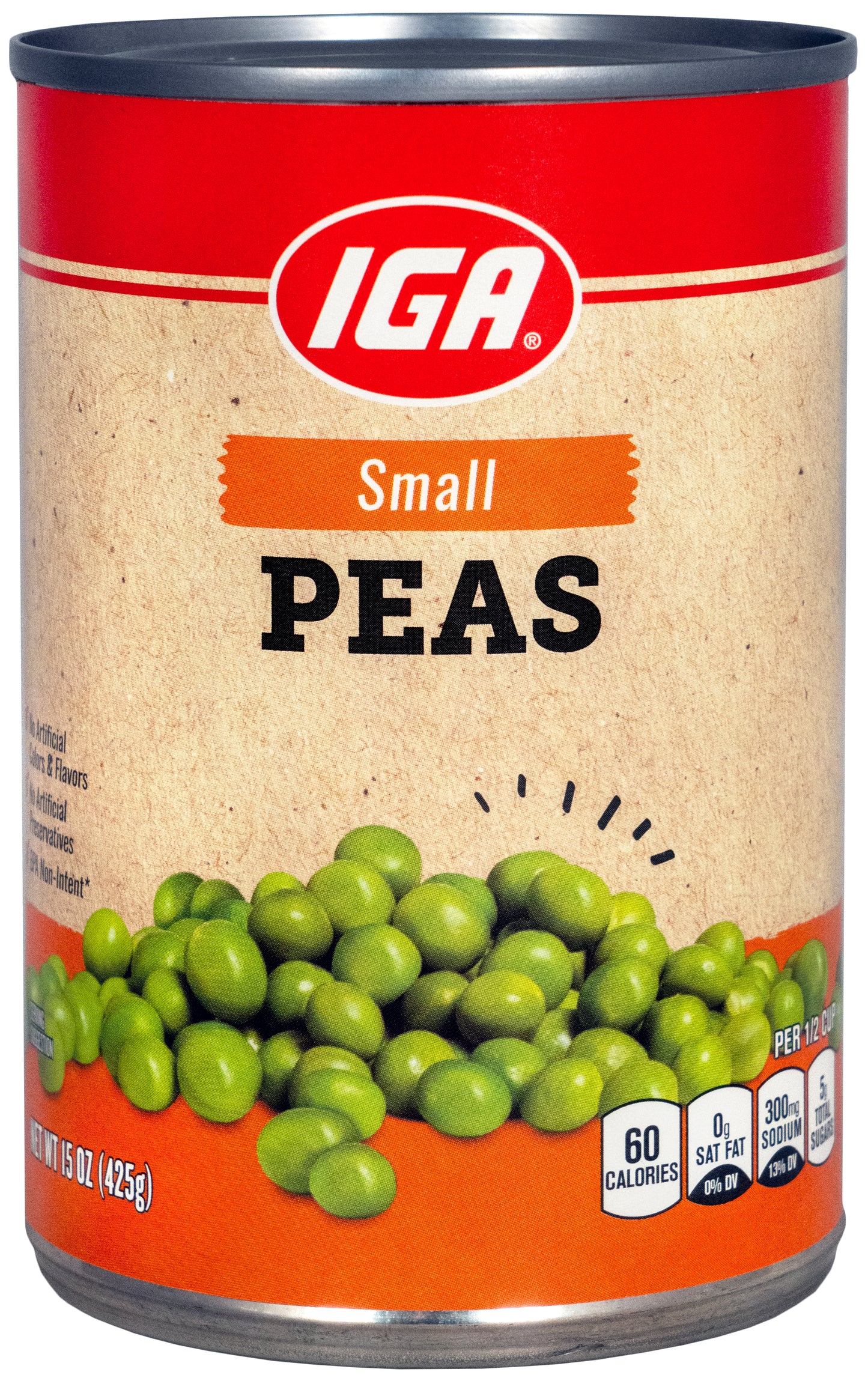 PEAS SMALL 15 OZ