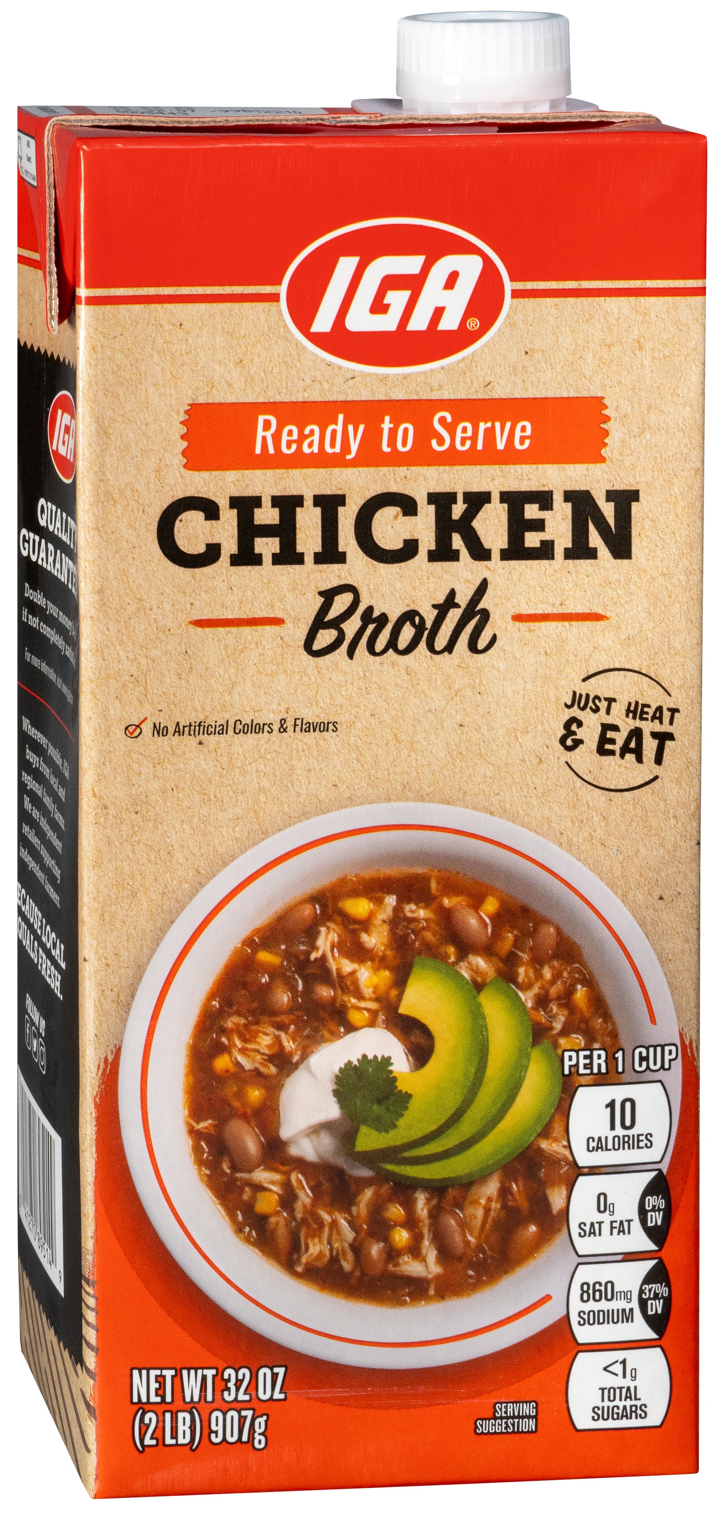 SOUP ASEPTIC CHICKEN BROTH 32 OZ