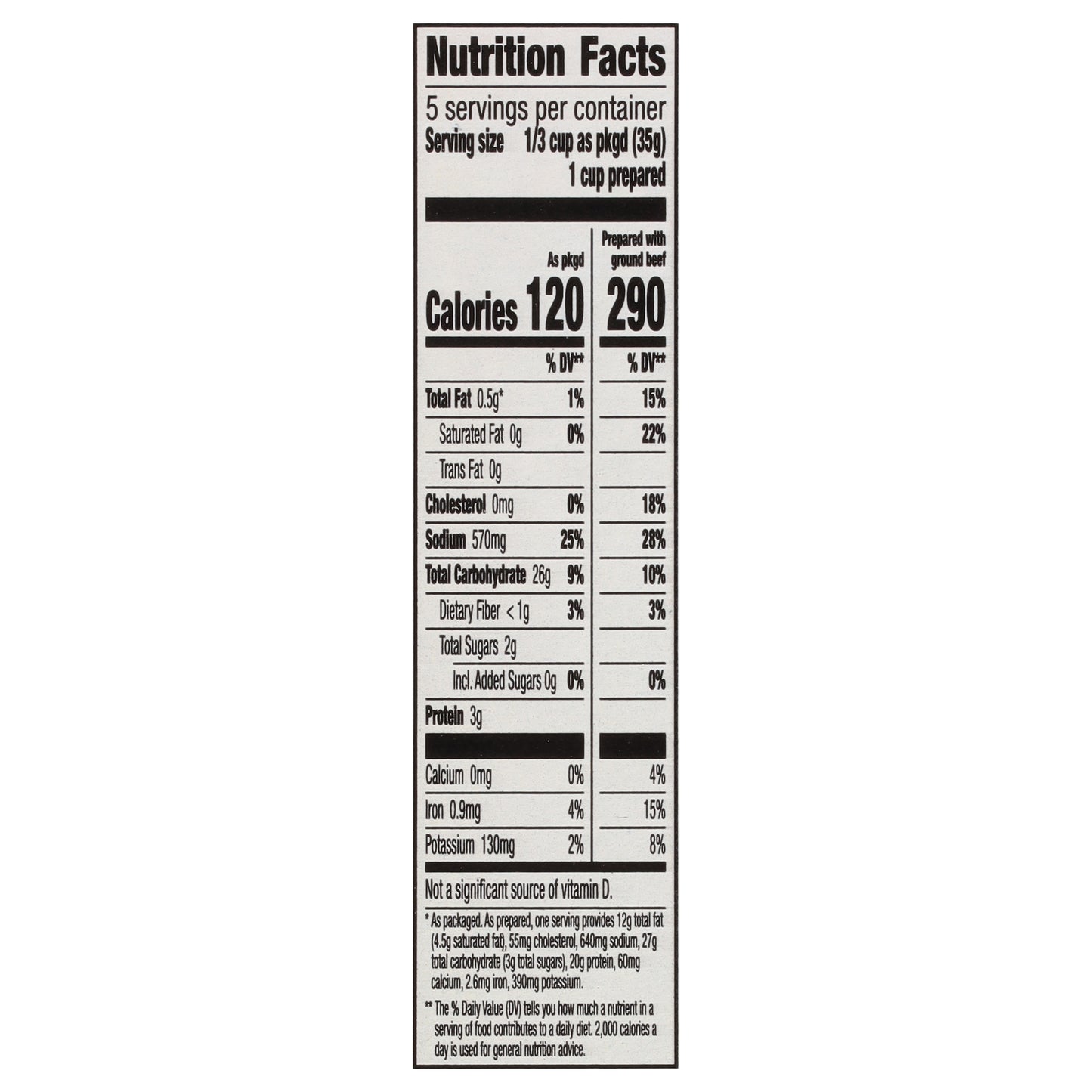 Hamburger Helper Salisbury Pasta 6.2 oz