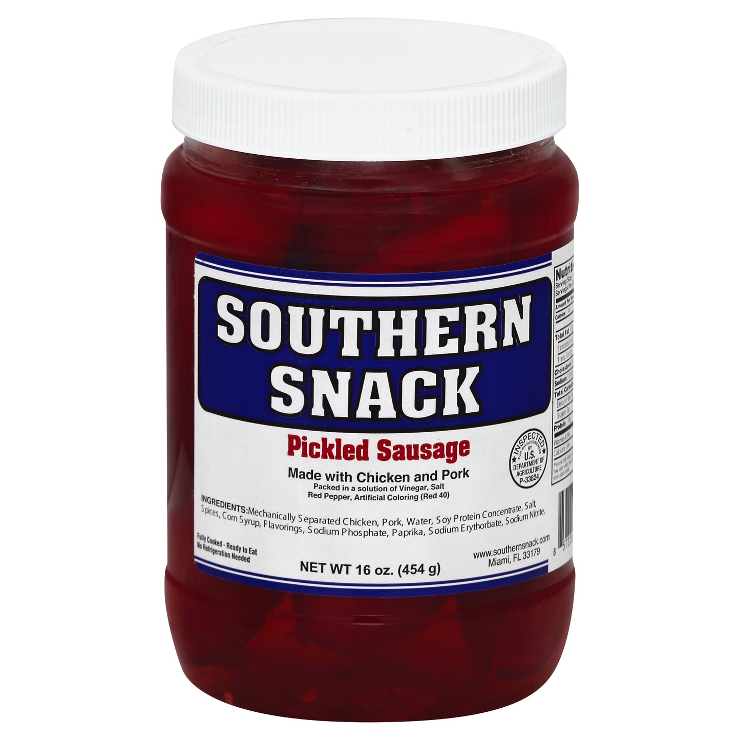 Southern Snack Pickled Sausage 16 oz