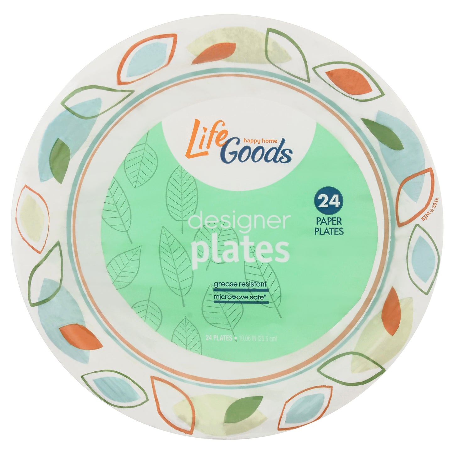 Life Goods 10.06 Inch Designer Plates 24 ea