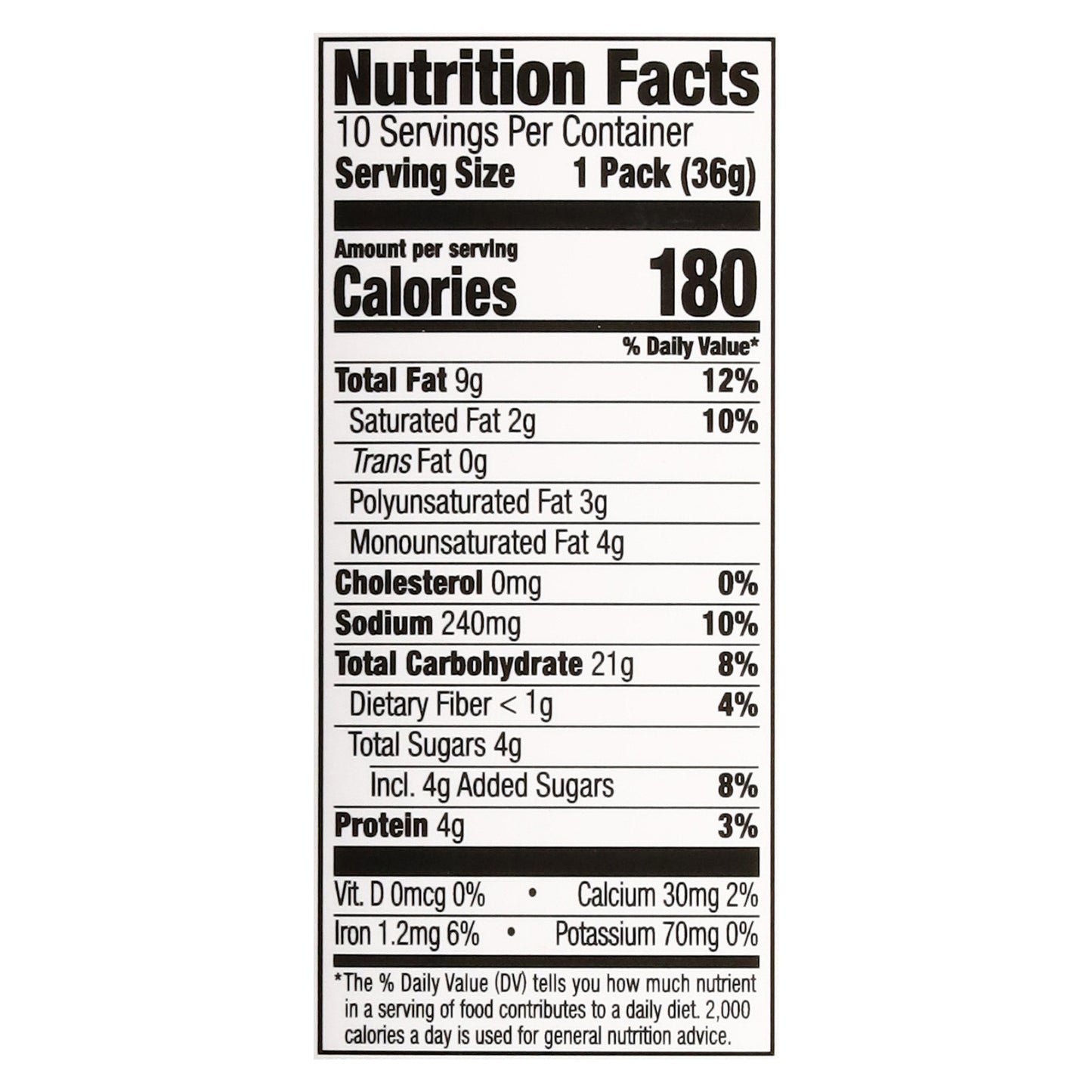 Lance Toasty Peanut Butter Sandwich Crackers 10 - 1.29 oz Packs