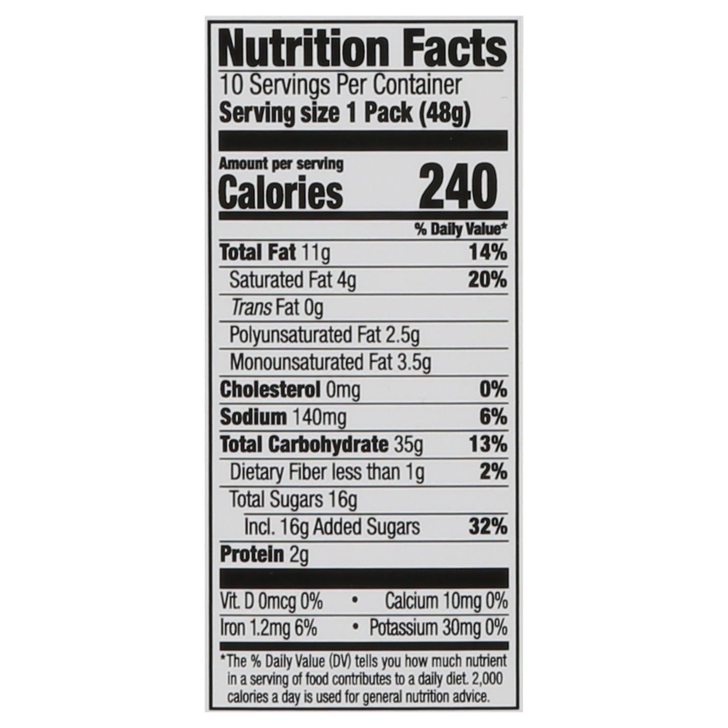 Lance Nekot Lemon Creame Sandwich Cookies 10 - 1.72 oz Packs