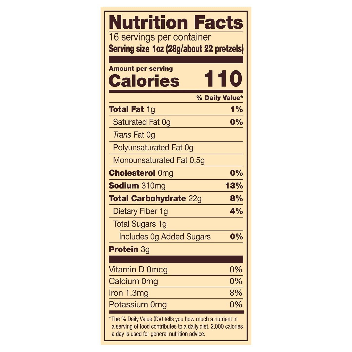 Snyder's of Hanover Family Size Snaps Pretzels 16 oz