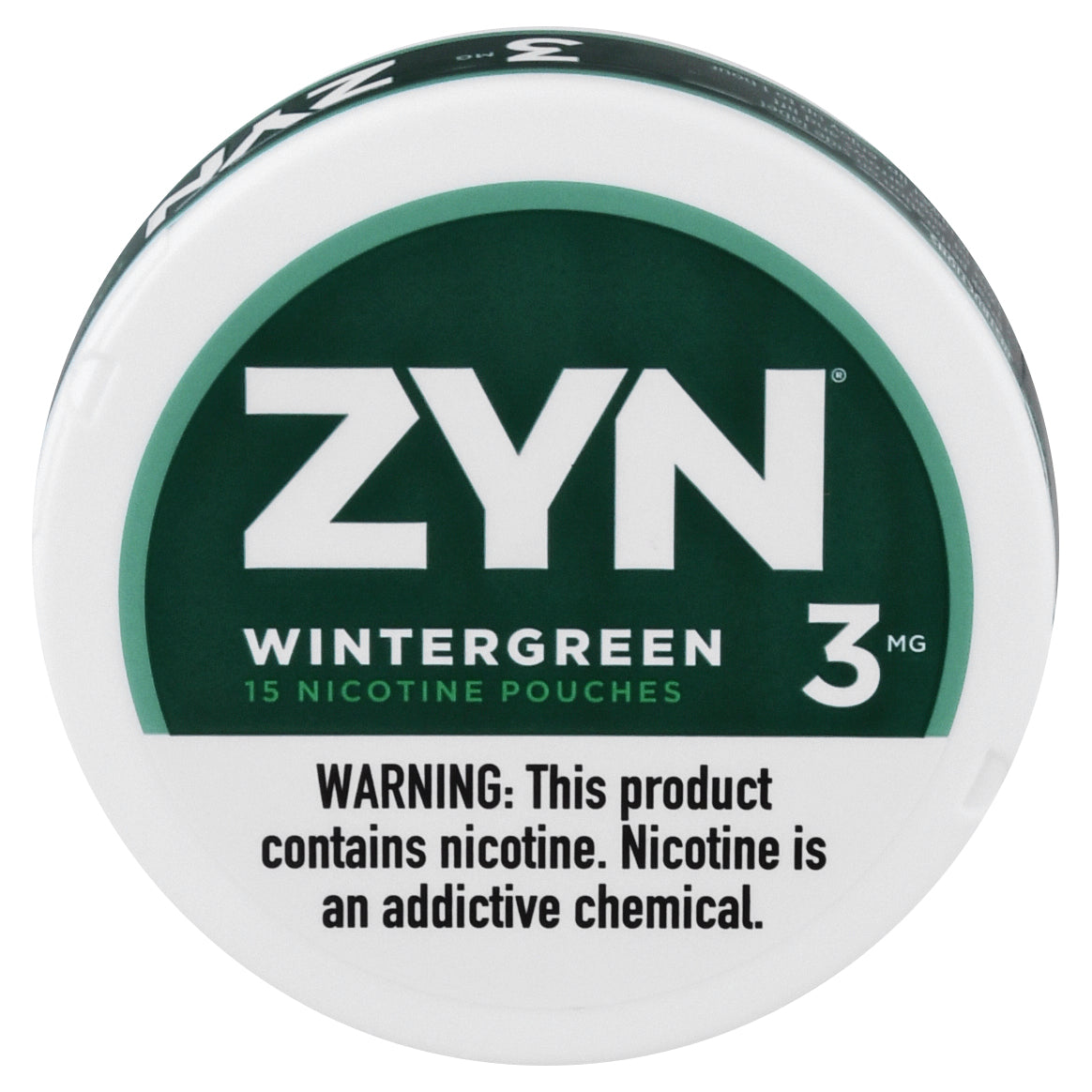 Zyn 3 mg Wintergreen Nicotine Pouches 15 ea