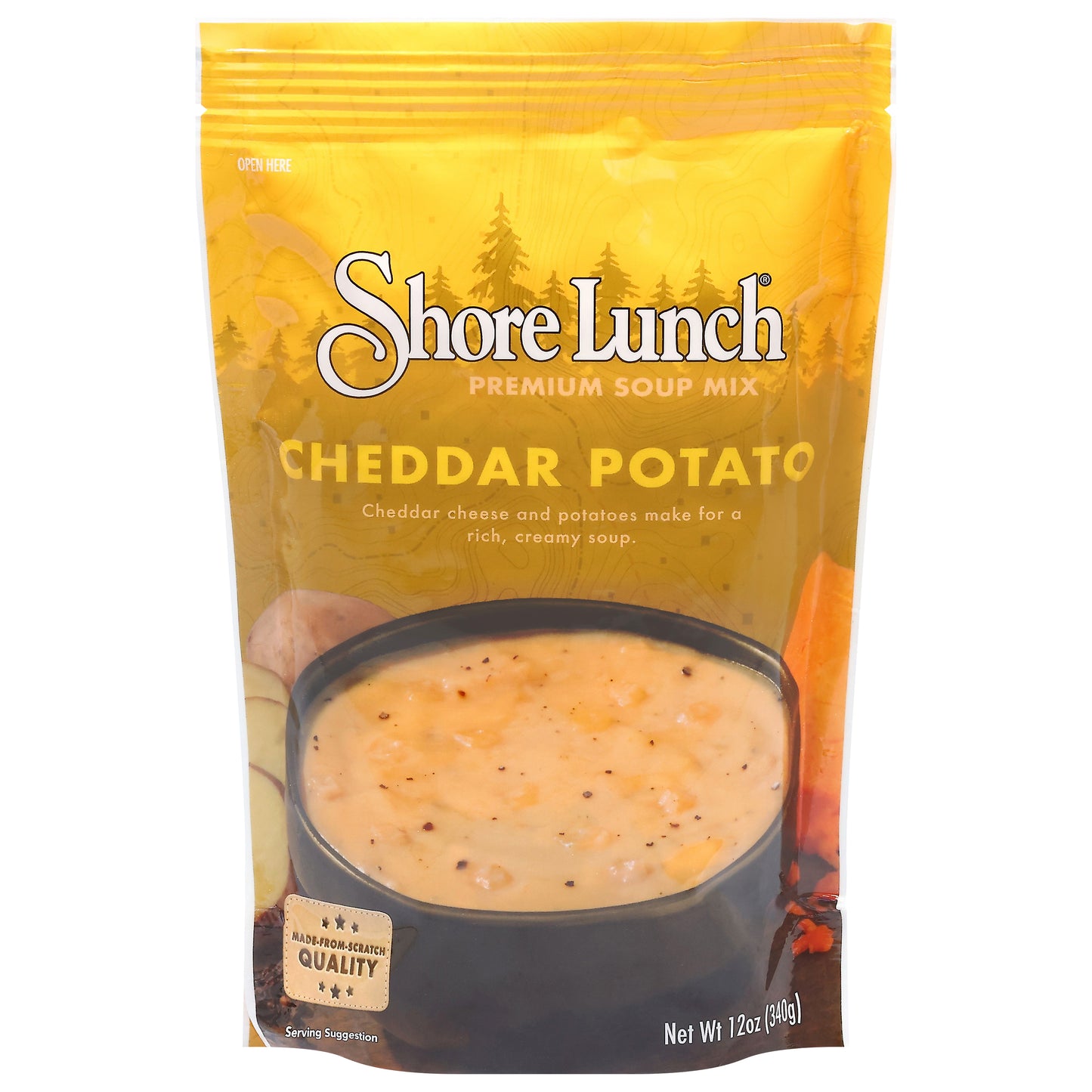 Shore Lunch Premium Cheddar Potato Soup Mix 12 oz
