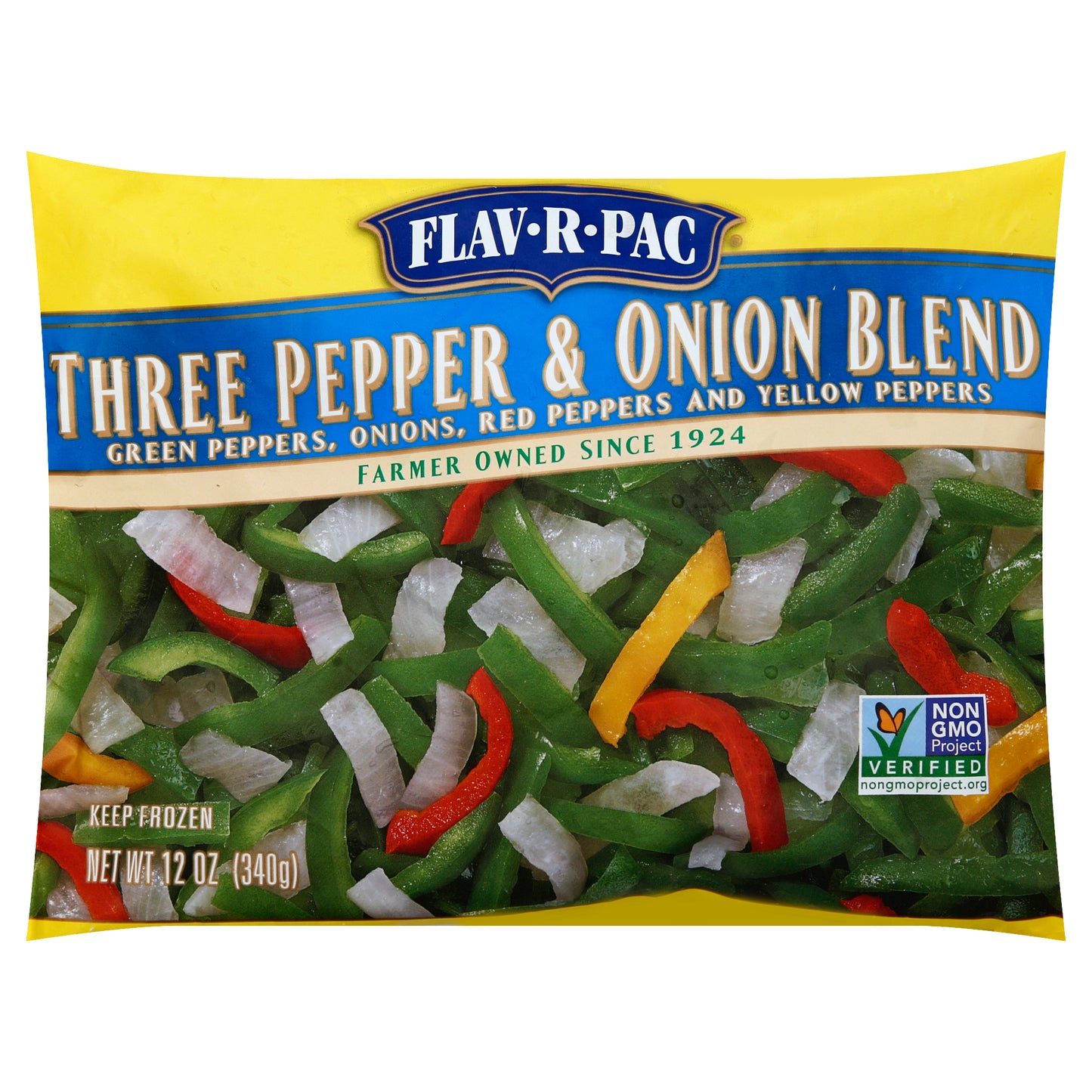 Flav R Pac Three Pepper & Onion Blend 12 oz