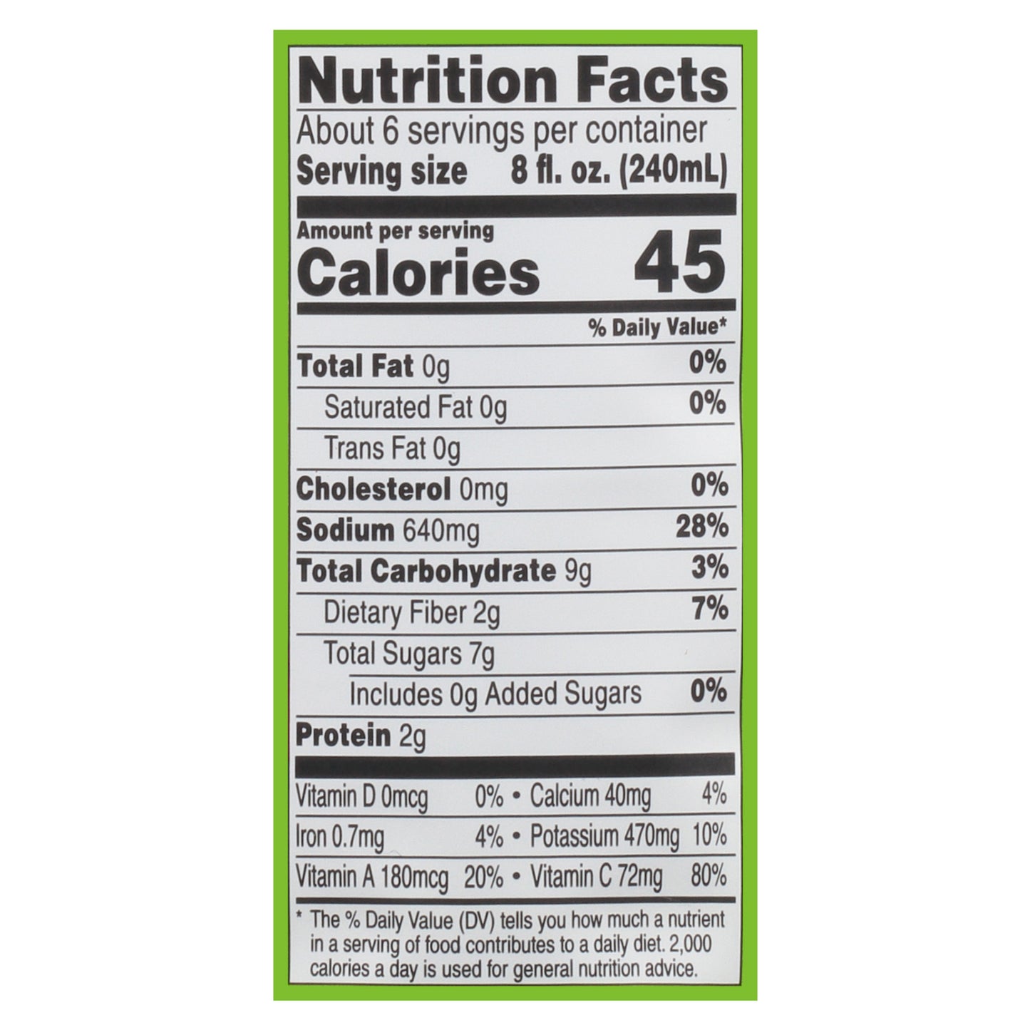 V8 Original 100% Vegetable Juice 46 fl oz