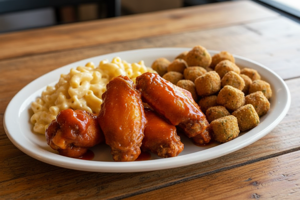 Hot Wing Dinner 6 Pc