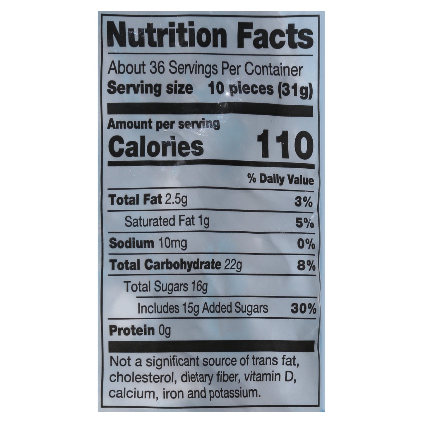 Frooties Chewy Blue Raspberry Candy 360 ea