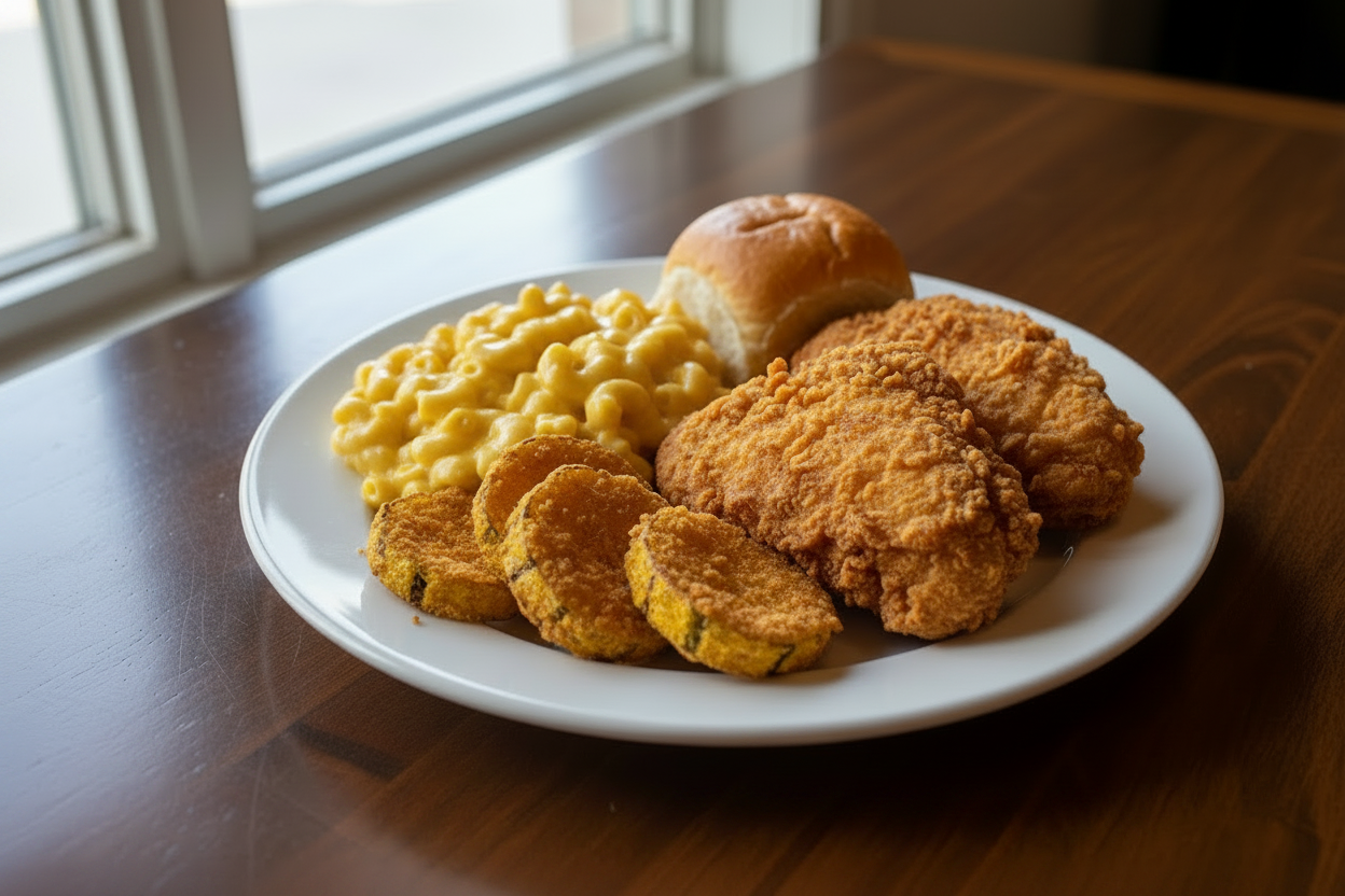 Fried Chicken Breast or Thigh 2 Pc Dinner