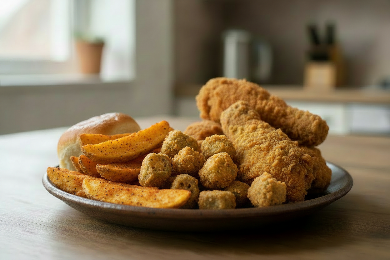 Fried Chicken Leg or Wing 1 Pc Dinner