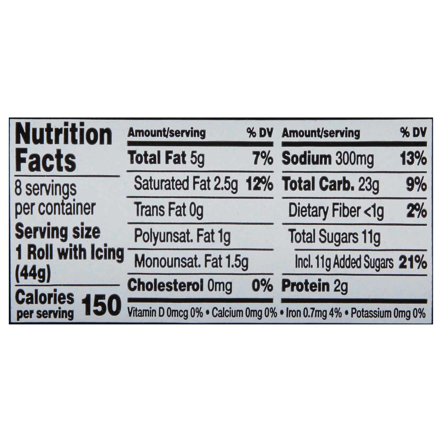 Baker's Harvest Original Cinnamon Rolls with Icing 12.4 oz