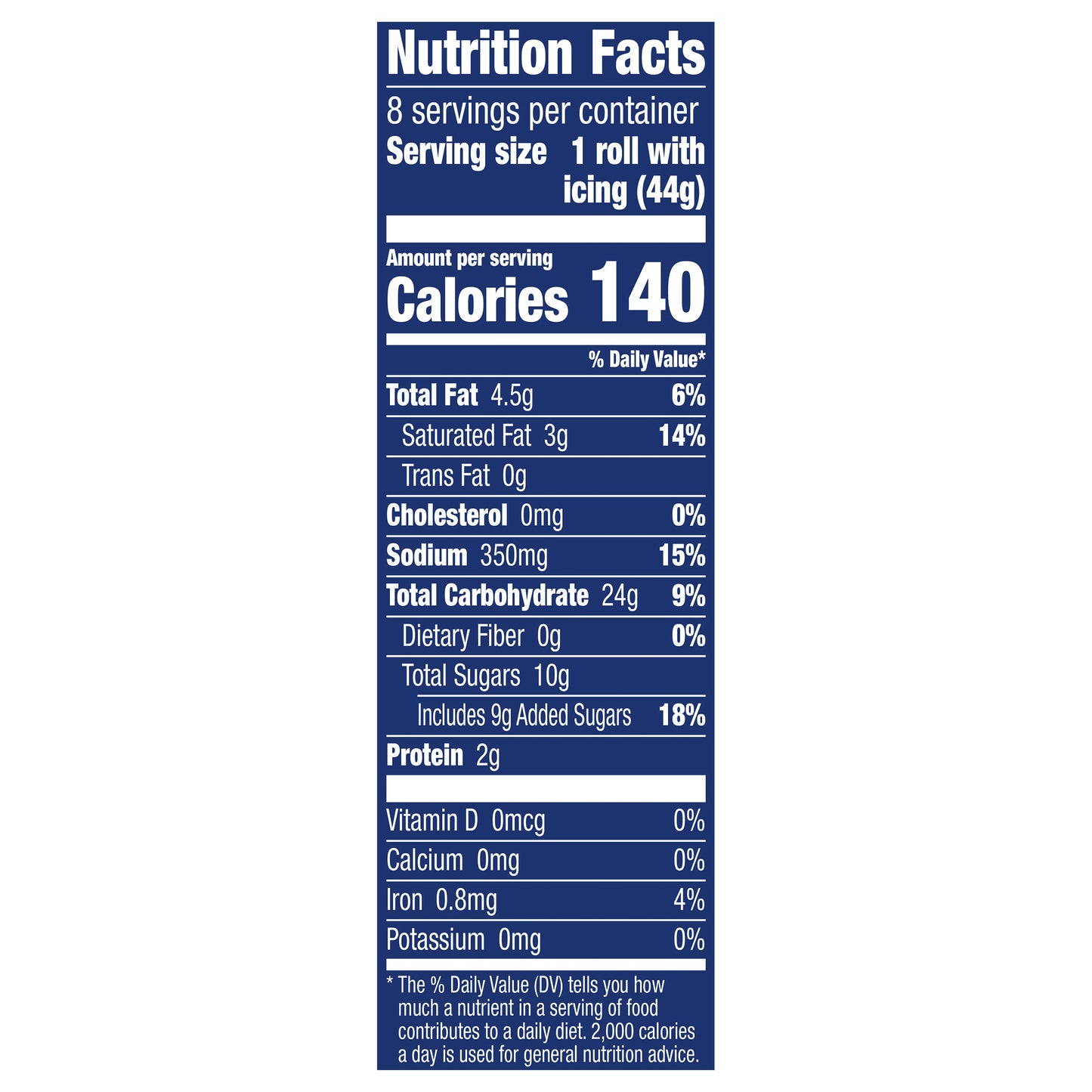 Pillsbury Cinnamon Rolls with Cream Cheese Icing, Refrigerated Canned Pastry Dough, 8 ct., 12.4 oz