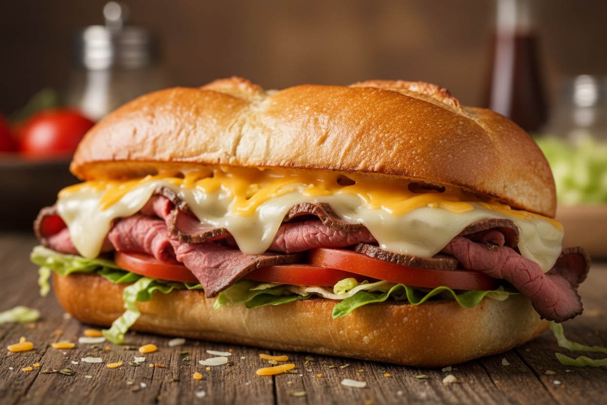 Roast Beef and Cheese Sub/Sandwich