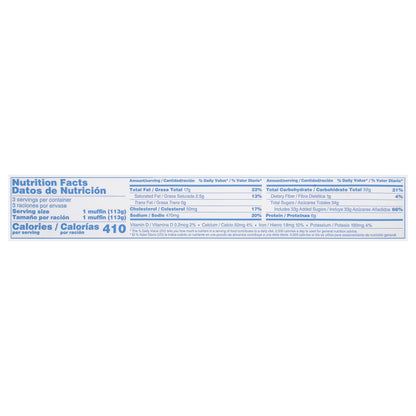 Otis Spunkmeyer Wild Blueberry Muffins 12 oz