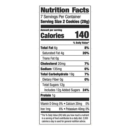 Pepperidge Farm Farmhouse Thin and Crispy Milk Chocolate Chip Cookies, 6.9 OZ Bag (14 Cookies)
