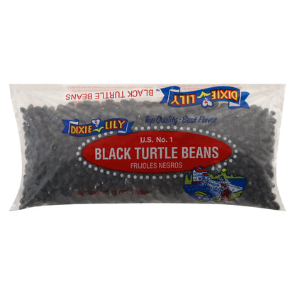 Dixie Lily Black Turtle Beans 12 oz Bag
