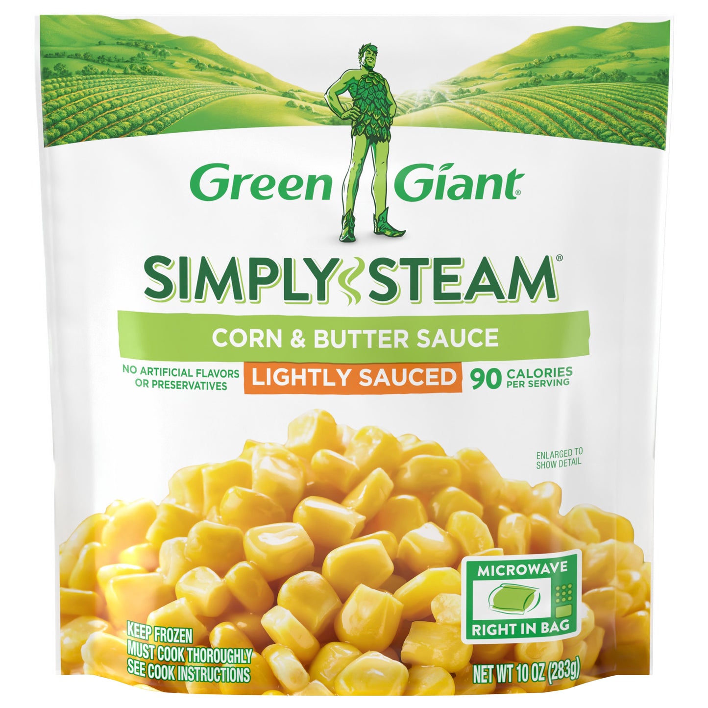 Green Giant® Simply Steam™ Lightly Sauced Corn & Butter Sauce 10 oz. Bag