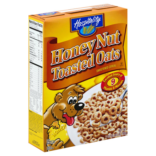 Hospitality Cereal 7 oz - HONEY NUT Toasted Oats