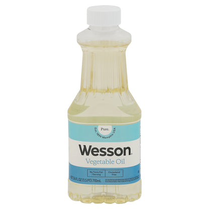 Wesson Pure Vegetable Oil 24 fl oz