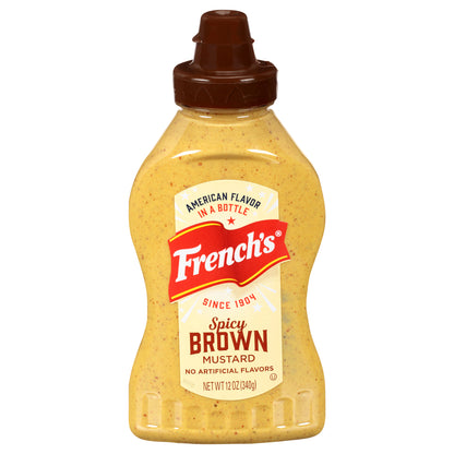 French's Spicy Brown Mustard, 12 oz