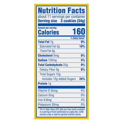 Oreo Golden Sandwich Cookies 13.29 oz