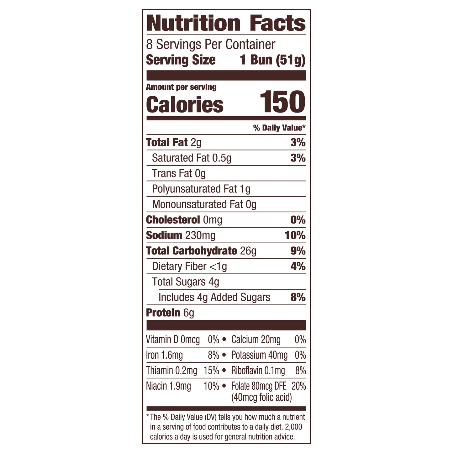 Pepperidge Farm Sweet Hawaiian Hamburger Buns, 8-Pack Bag
