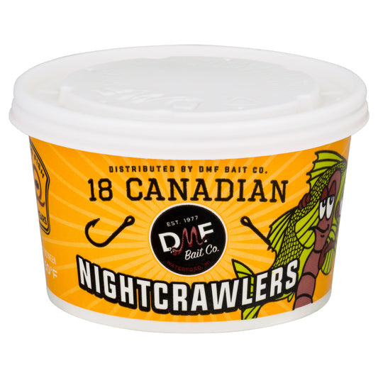 DMF Bait Co. Canadian Nightcrawlers 18 ea