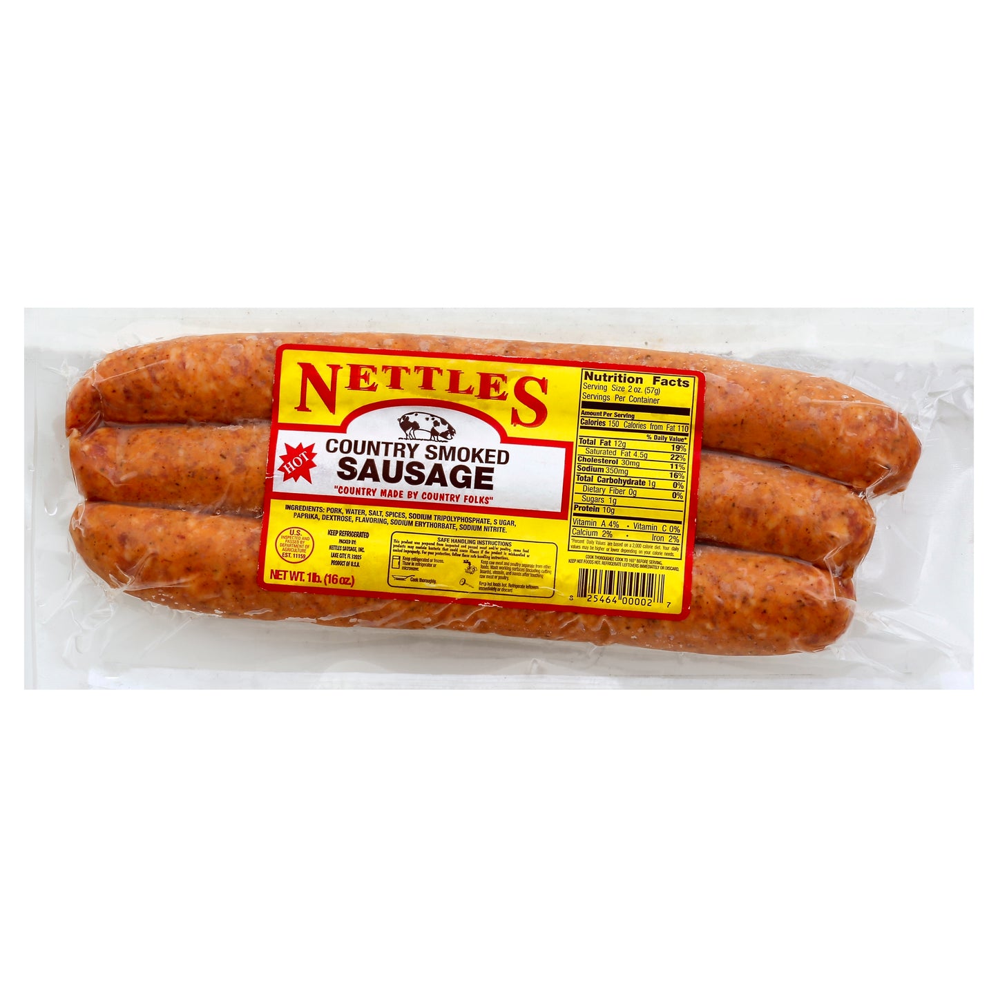 Nettles Sausage 16 oz
