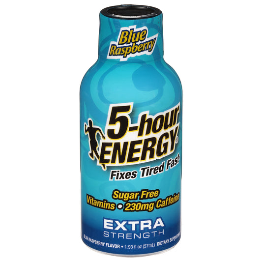 5-Hour Energy Sugar Free Extra Strength Blue Raspberry Energy Shot 1.93 fl oz