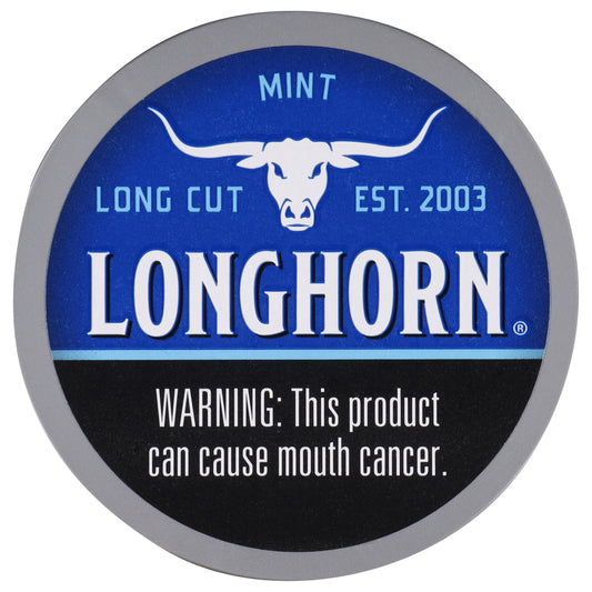 LongHorn Long Cut Mint Moist Snuff 1.2 oz