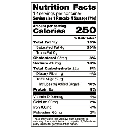 Jimmy Dean Original Pancakes & Sausage 12 ea
