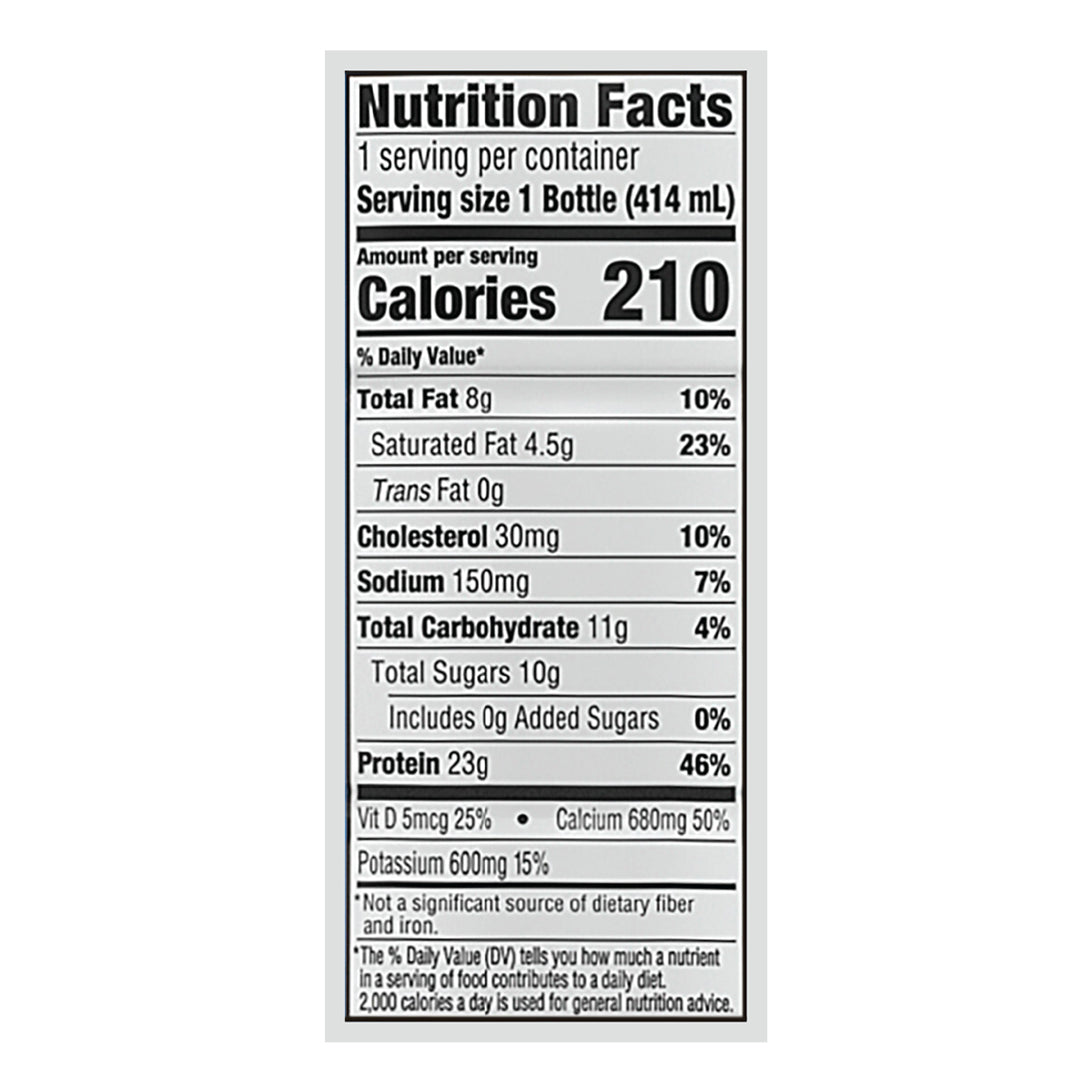 Fairlife UFM 2% Reduced Fat-KO Bottle, 14 fl oz