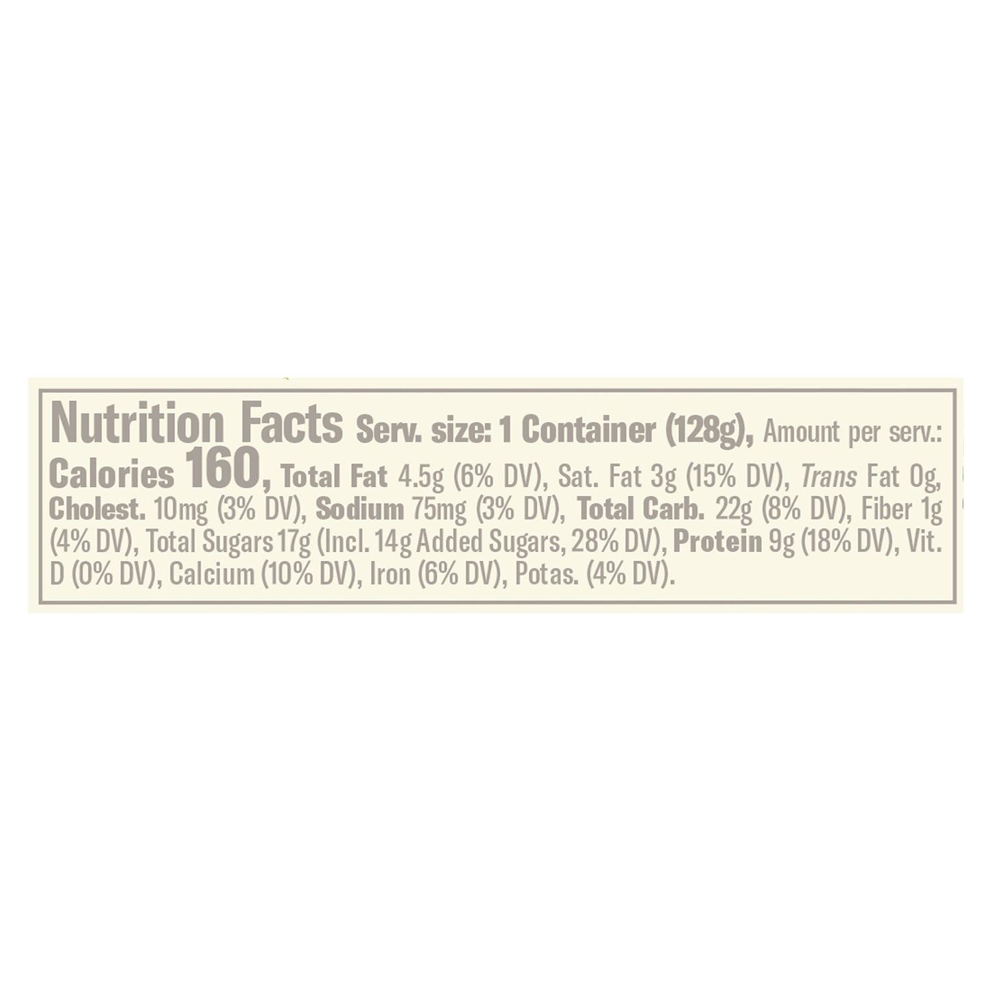 Chobani Flip Greek Mint Chocolate Chip Yogurt 4.5 oz