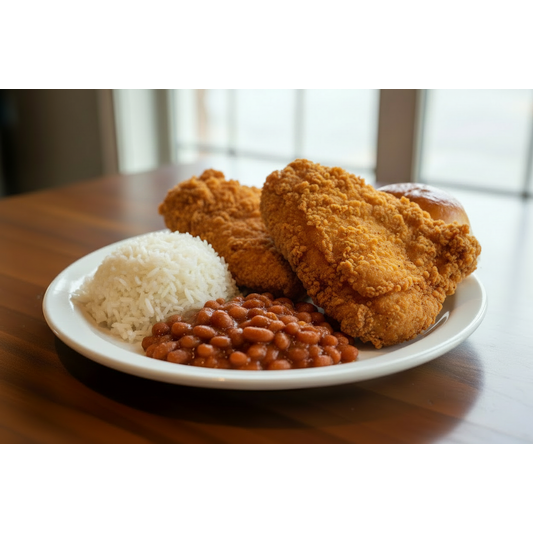 Fried Chicken Breast or Thigh 3 Pc Dinner