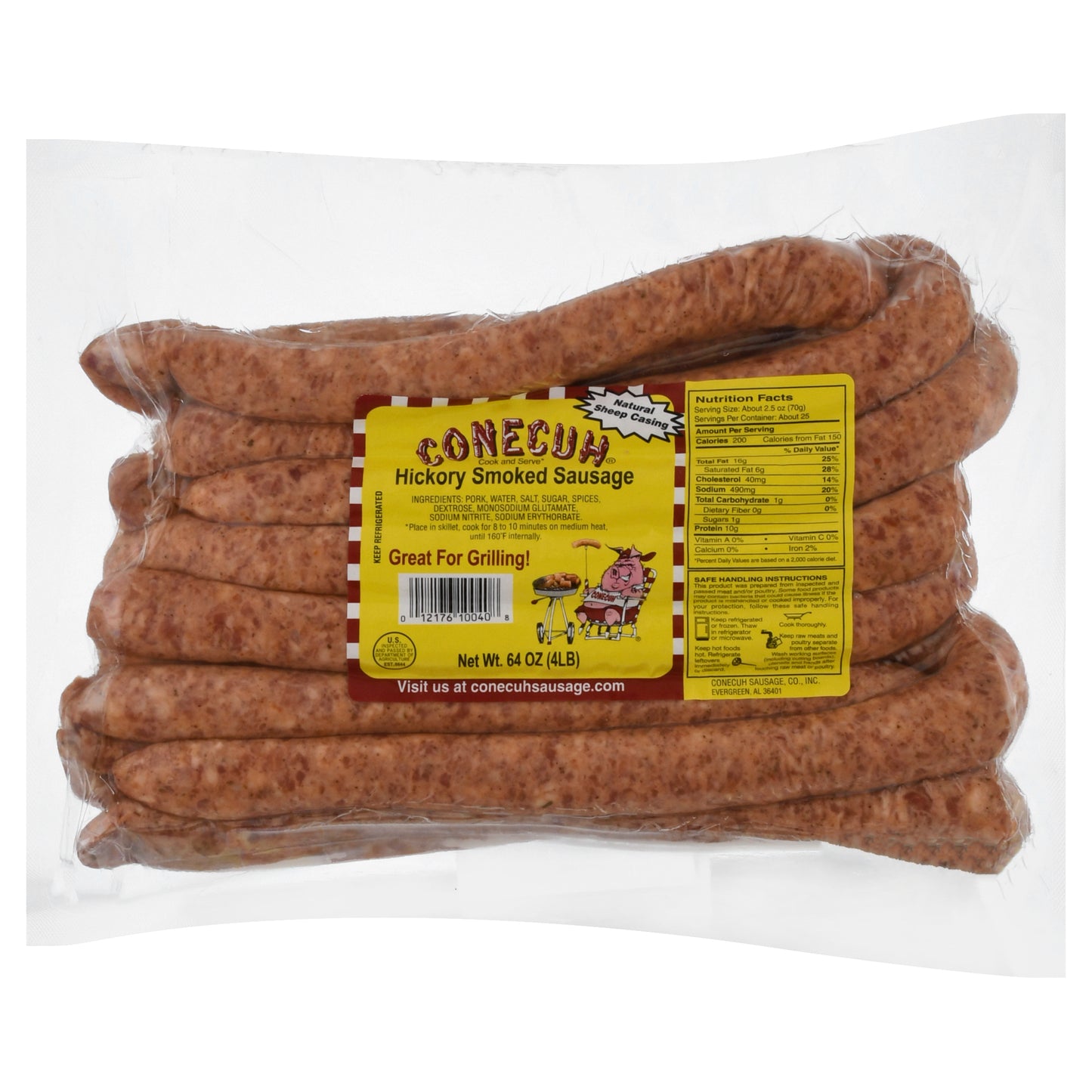 Conecuh Hickory Smoked Sausage 64 oz