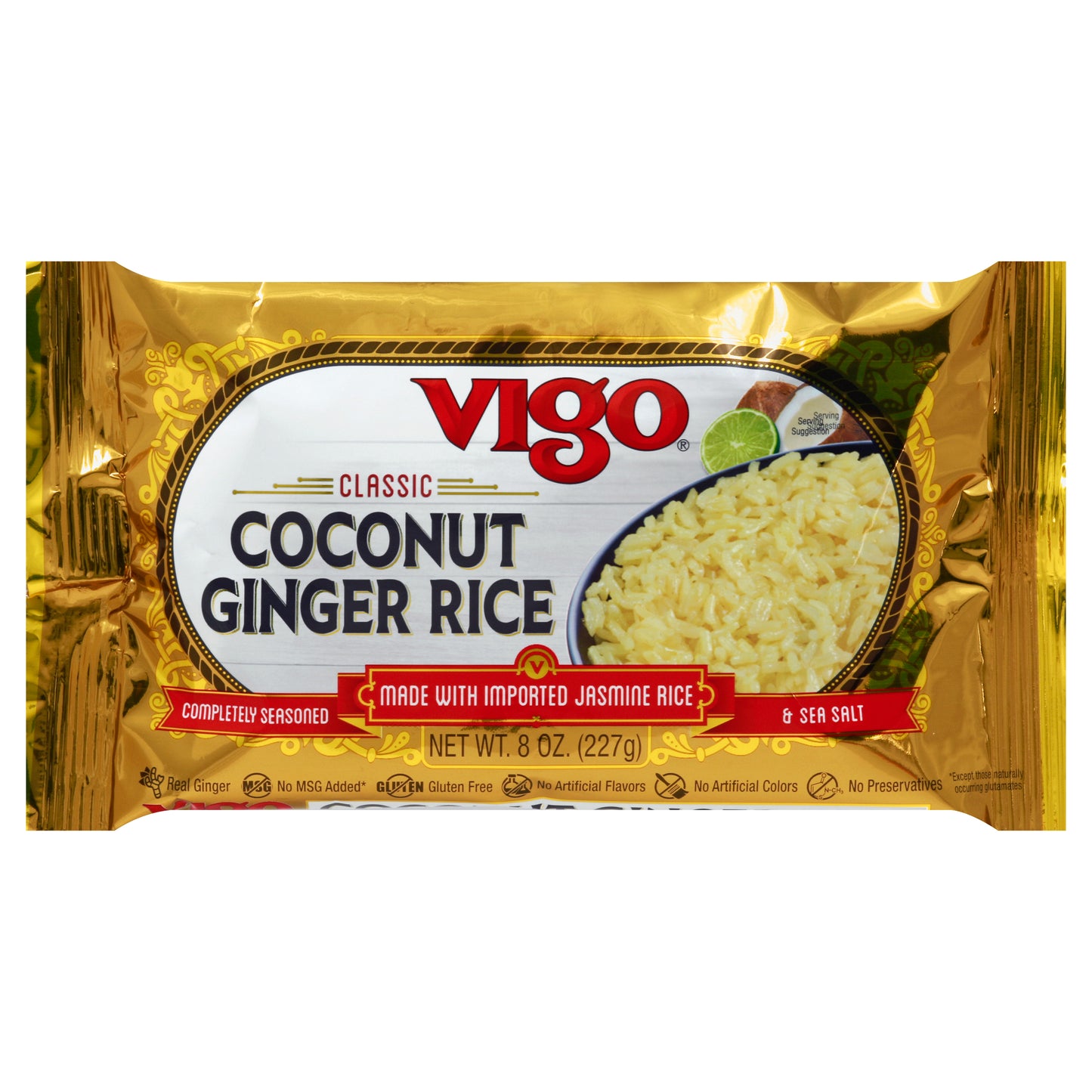 Vigo Rice 8 oz -  CLASSIC COCONUT GINGER RICE