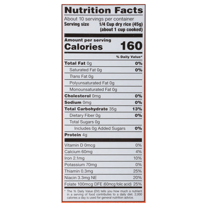 Ben's Original Long Grain White Parboiled Rice 1 lb Box